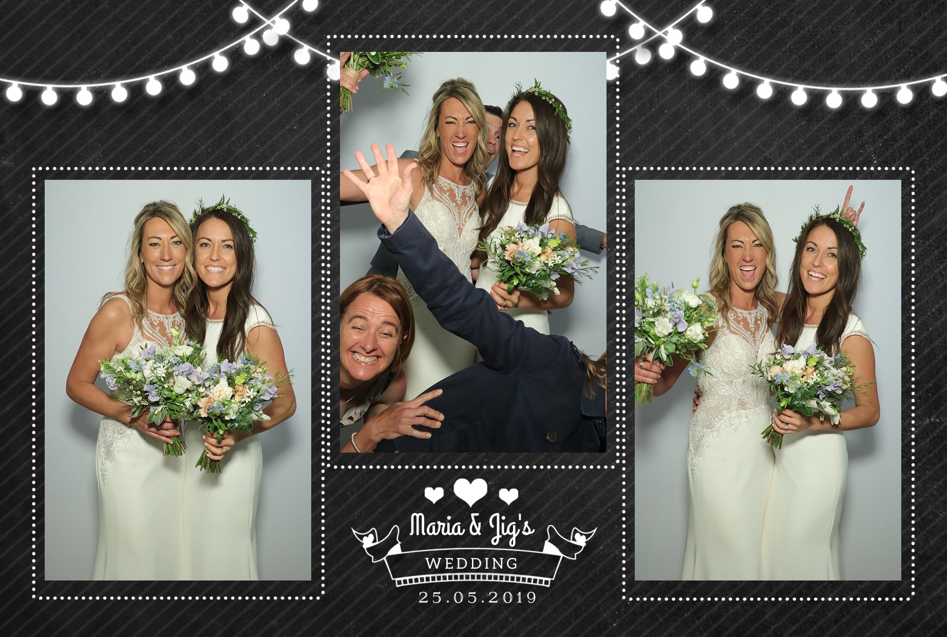 Maria and Jessica's Wedding | View more photos from the event at gallery.myphotoboothexperience.co.uk/u/MyPhotoBoothExperienceLtd/Maria-and-Jessicas-Wedding